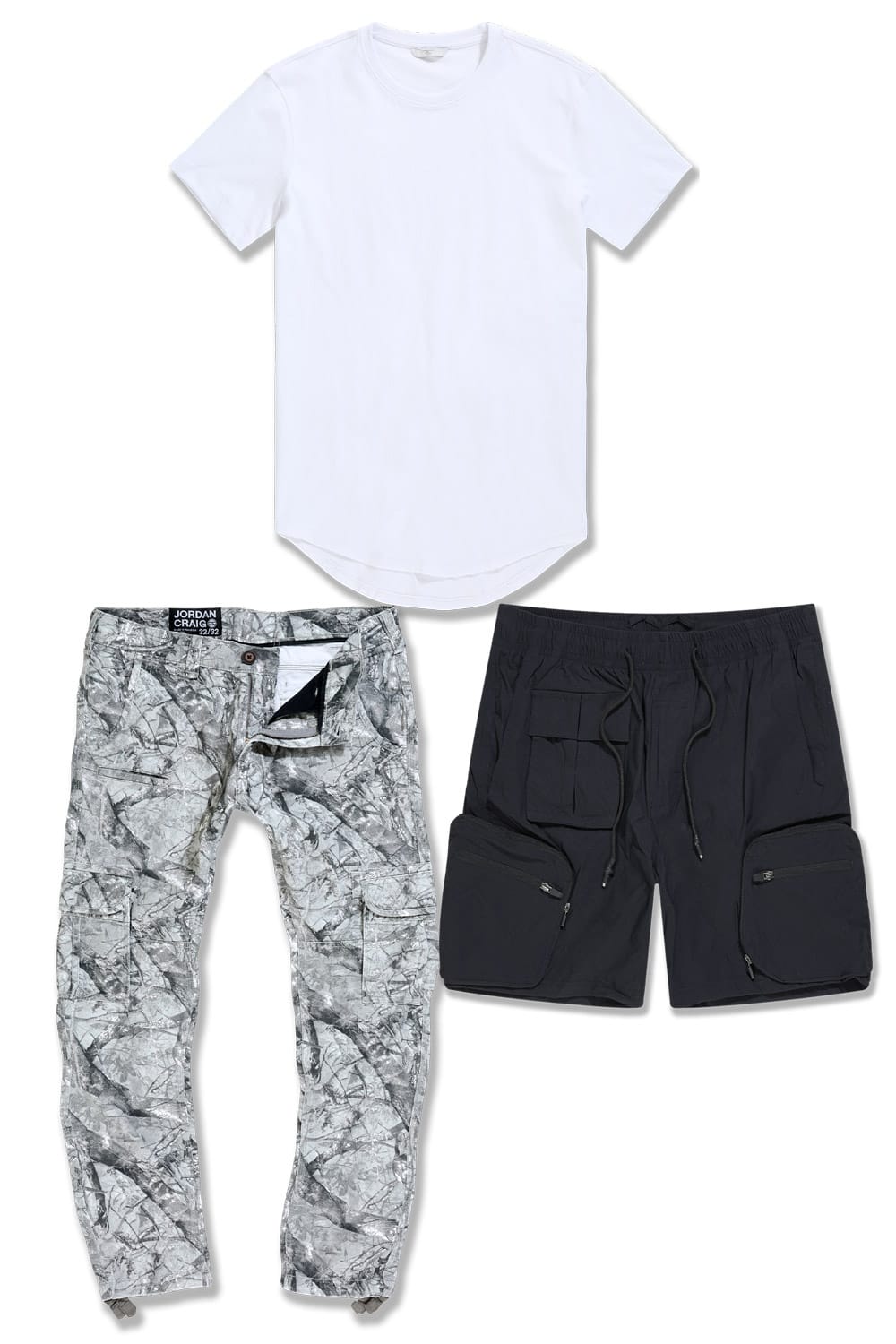 Jordan Craig Spring Monochrome Bundle TOP/SHORTS: SMALL | BOTTOM : 30/30