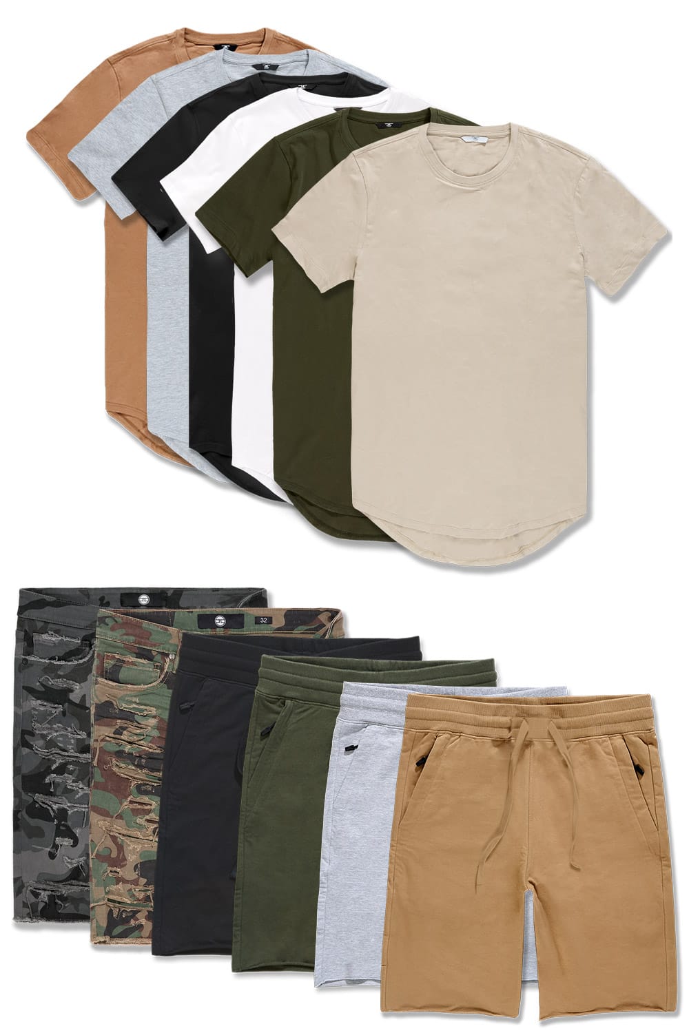 Jordan Craig Tee & Short 12 Pack TOP: SMALL | BOTTOM : 30