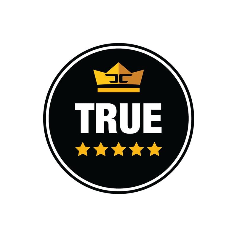 True