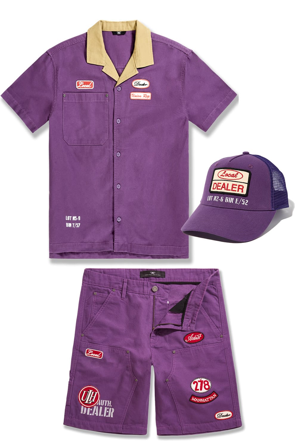 Jordan Craig The Re-Up Mechanic 3 Pack Set (Purple) (Weekly Deal) TOP: SMALL | BOTTOM : 30