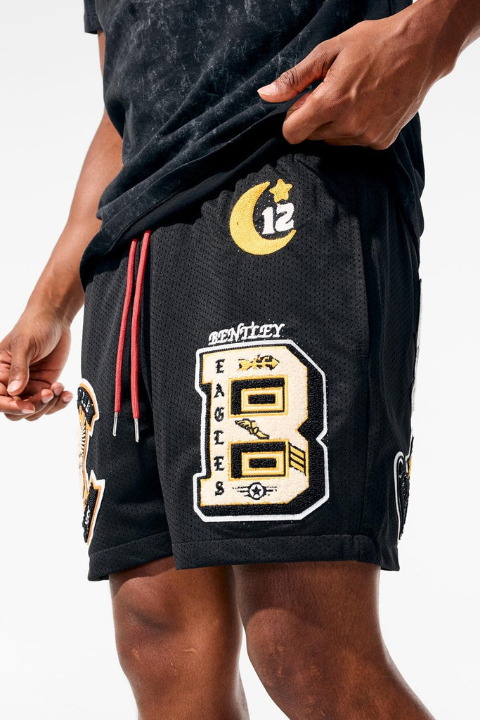Athletic - Varsity Mesh Shorts (Black Bentley)