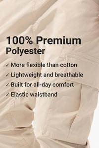 Kids Stacked Ventura Cargo Pants (Khaki)