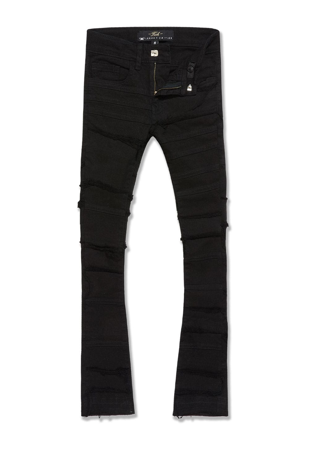 JC Kids Kids Stacked Jason Denim (Jet Black) 2 / Jet Black
