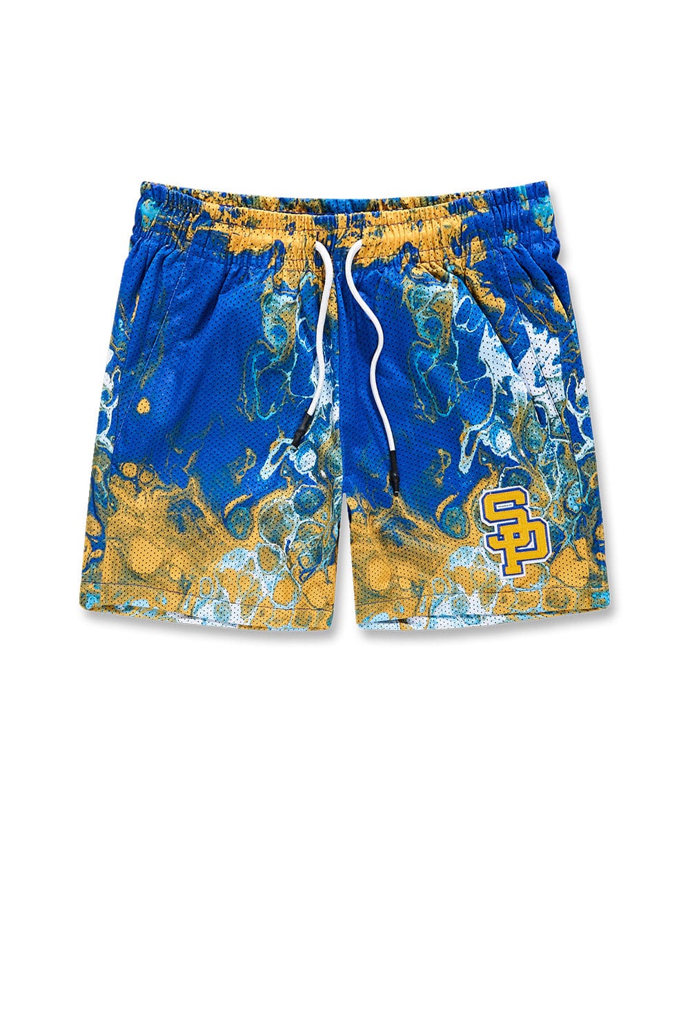 Jordan Craig Athletic - Marbled Mesh Shorts (Golden State) S / Golden State
