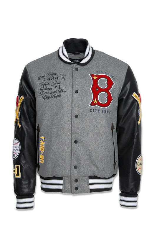 JC Big Men Big Men's Big Apple Varsity Jacket Sample - Size 4XL (Anniversary Auction)