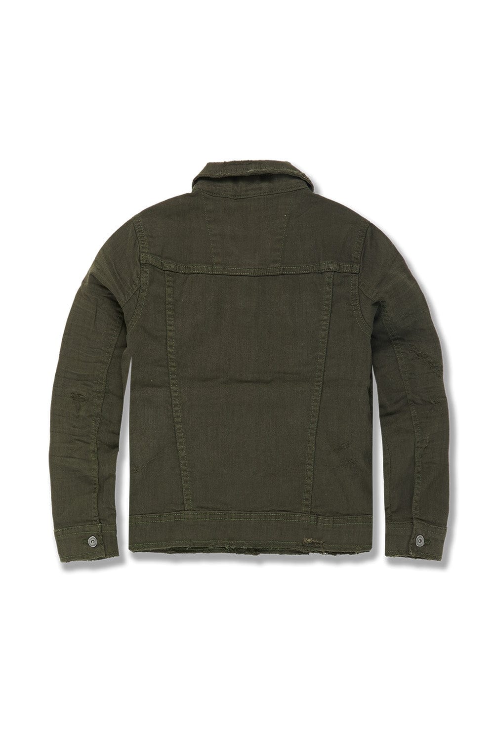 JC Kids Kids Tribeca Twill Trucker Jacket (Army Green)