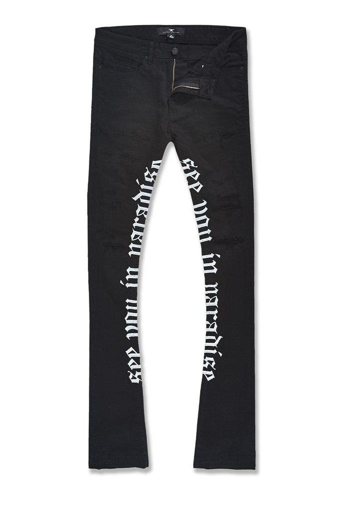 Jordan Craig Martin Stacked - See You In Paradise Denim (Jet Black)