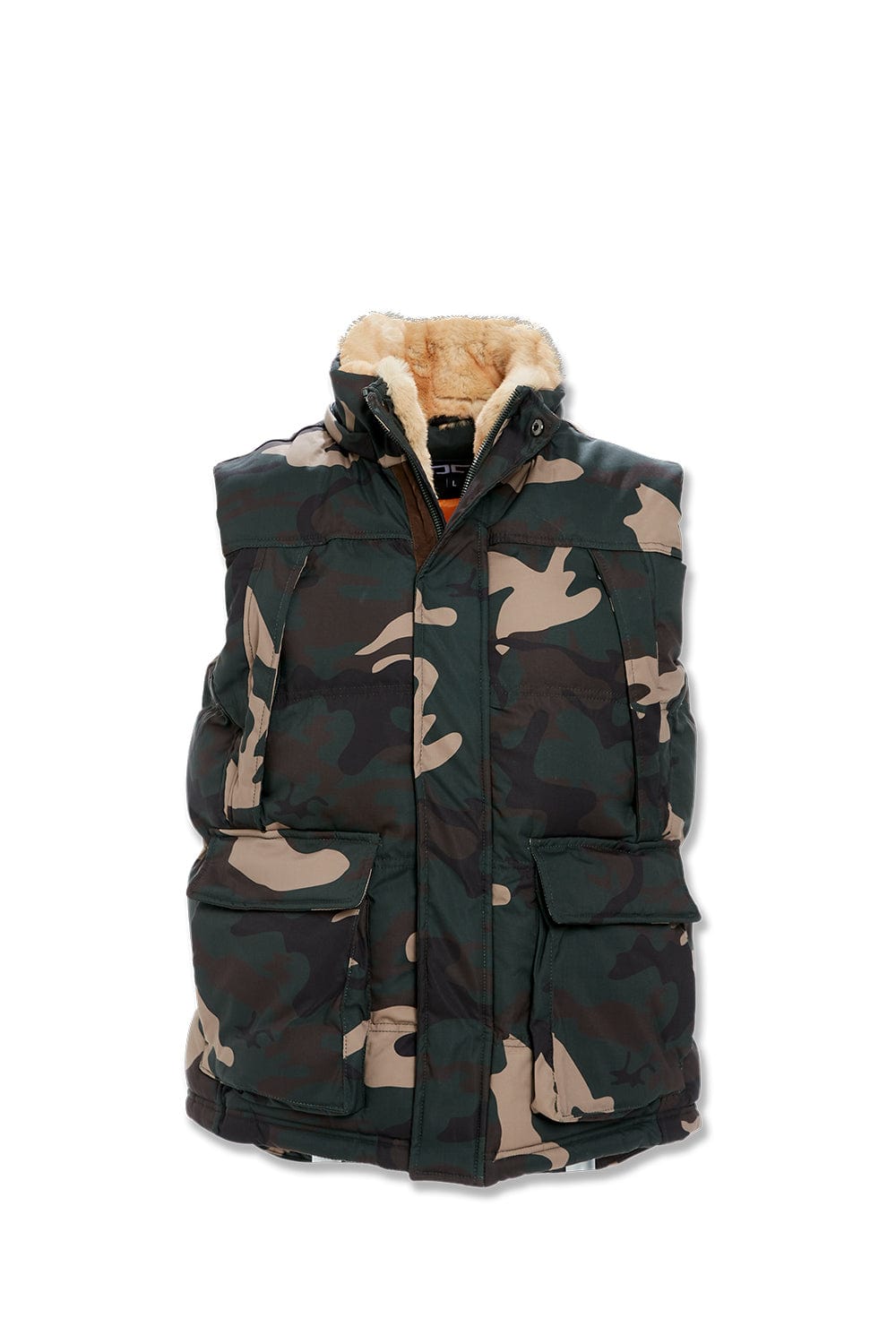 Yukon Fur Lined Puffer Vest (Woodland) – Jordan Craig