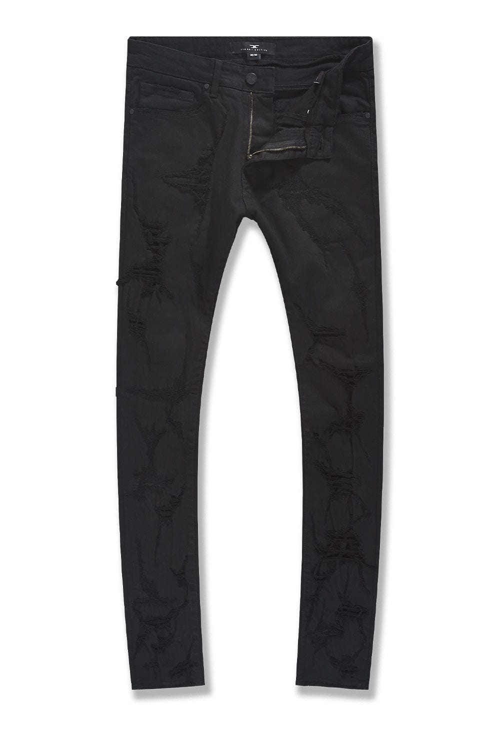 Ross - Ace Crinkled Denim (Black Shadow)