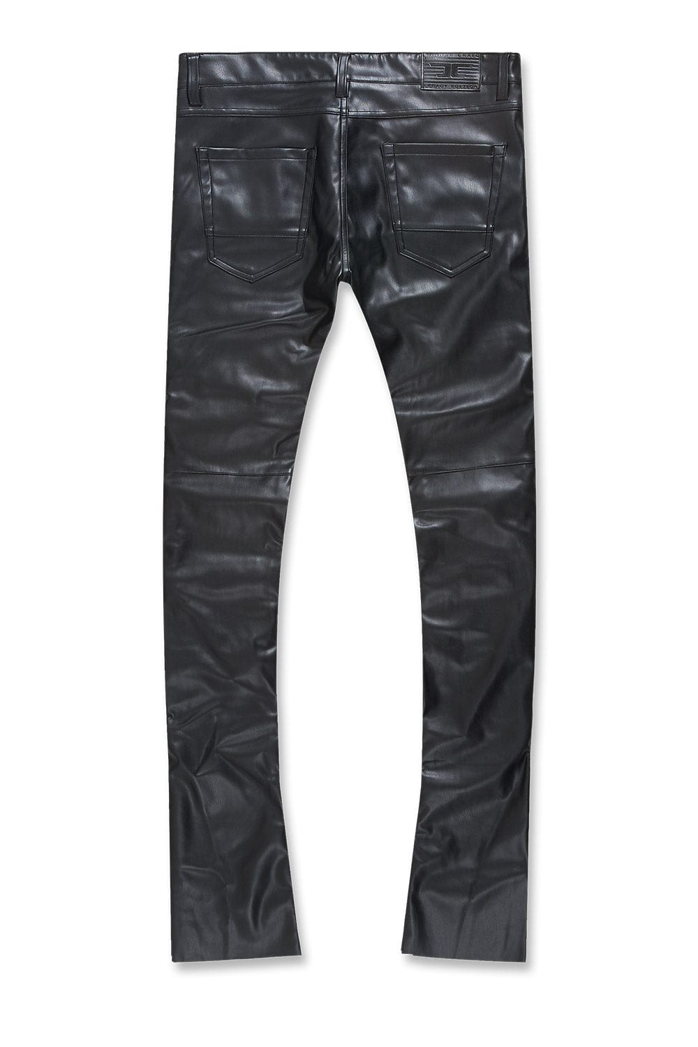 Skinny Stacked Fit - Thriller Cargo Pants (Black) - Ross Stacked Collection