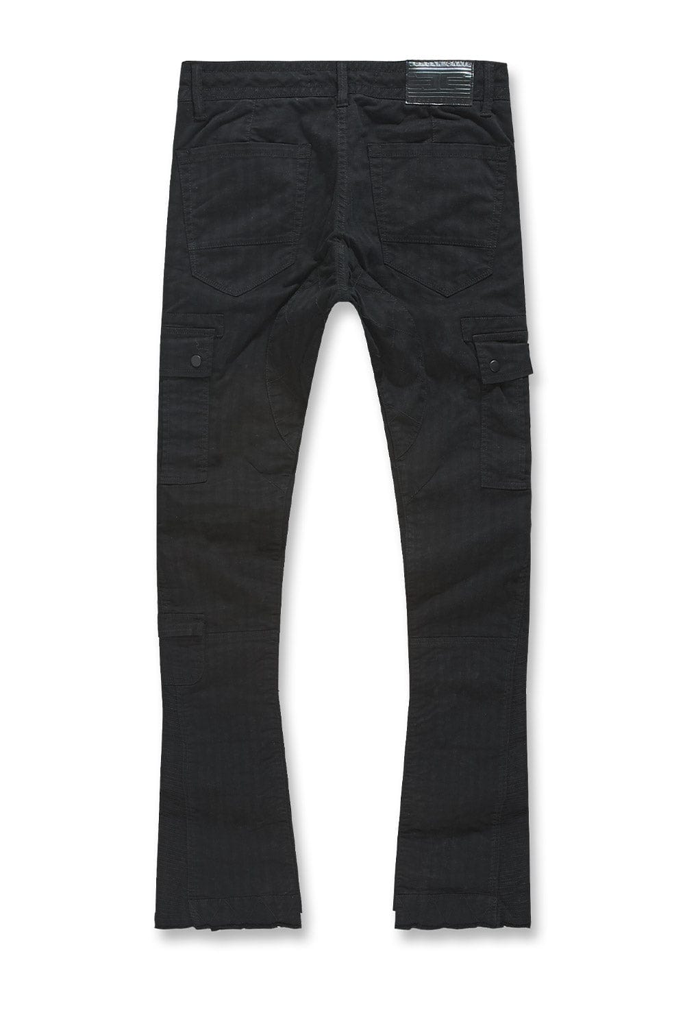 Sean Stacked - Aviation Cargo Pants (Black)