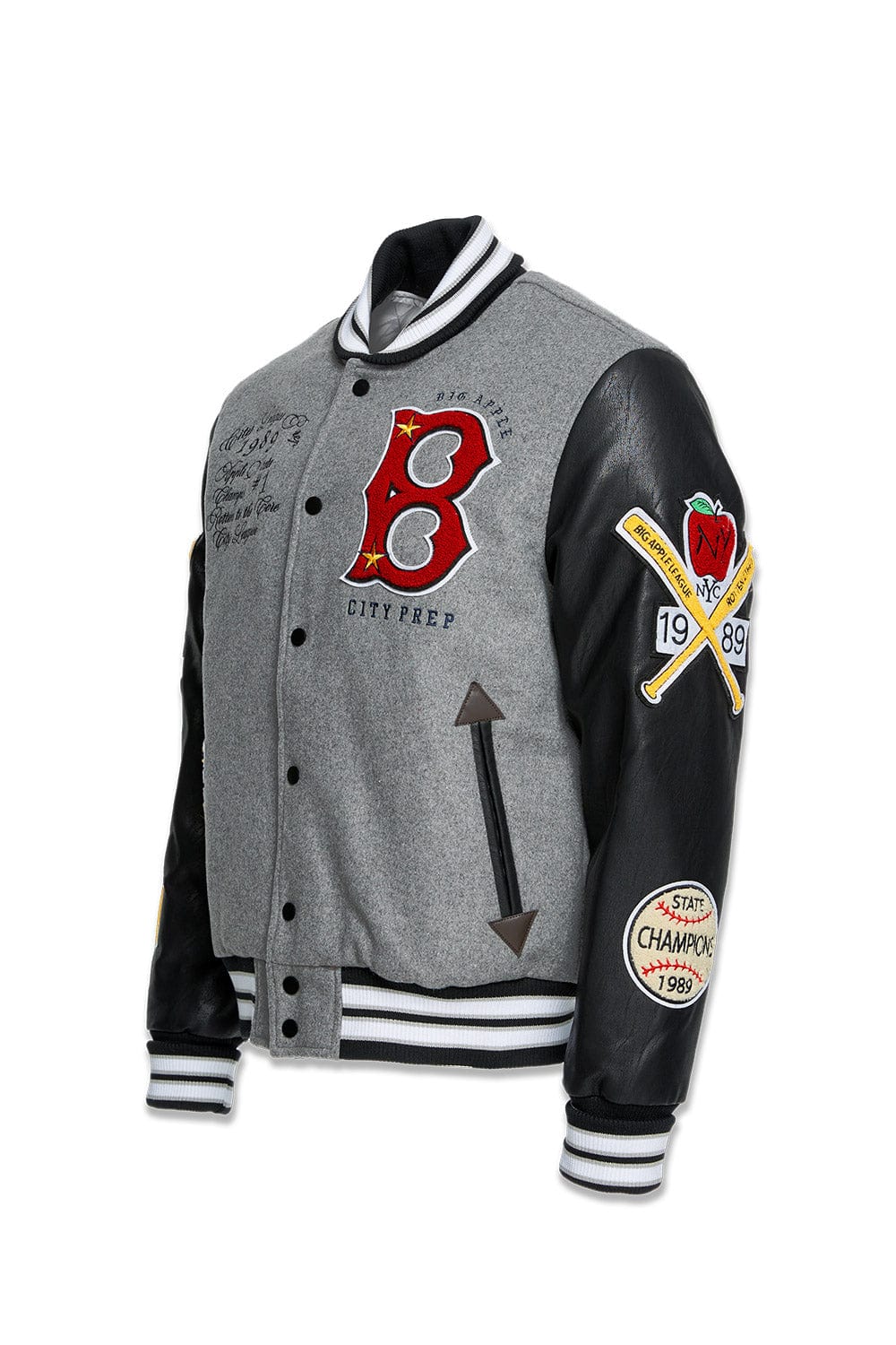 JC Big Men Big Men's Big Apple Varsity Jacket Sample - Size 4XL (Anniversary Auction)