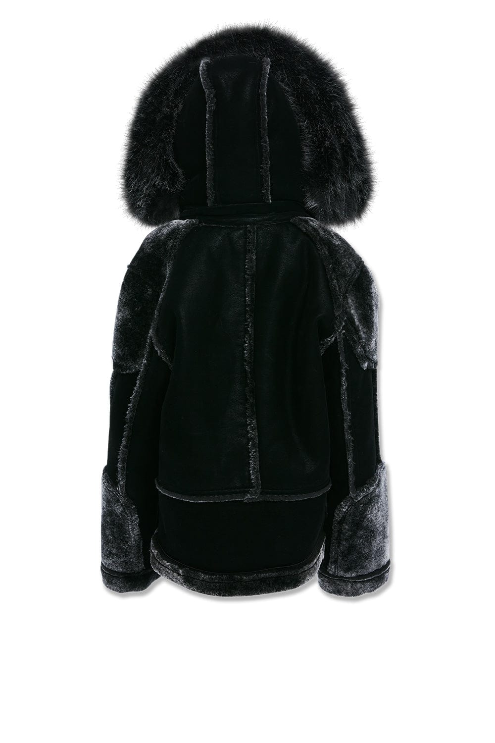 JC Kids Kids El Jefe Shearling Moto Jacket (Black)