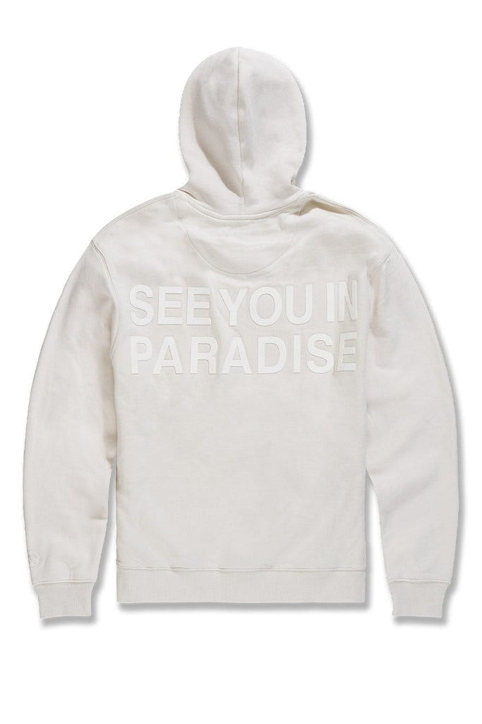 Jordan Craig Paradise Tonal Pullover Hoodie (Bone)