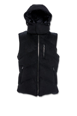Tahoe Wool Puffer Vest (Black)