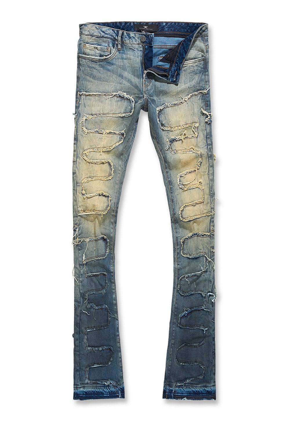 Vintage Stacked Jeans - Blue