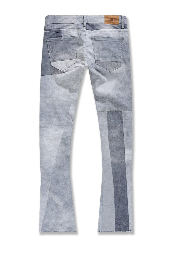Jordan Craig Sean Stacked - Geometric Denim (Arctic Grey)