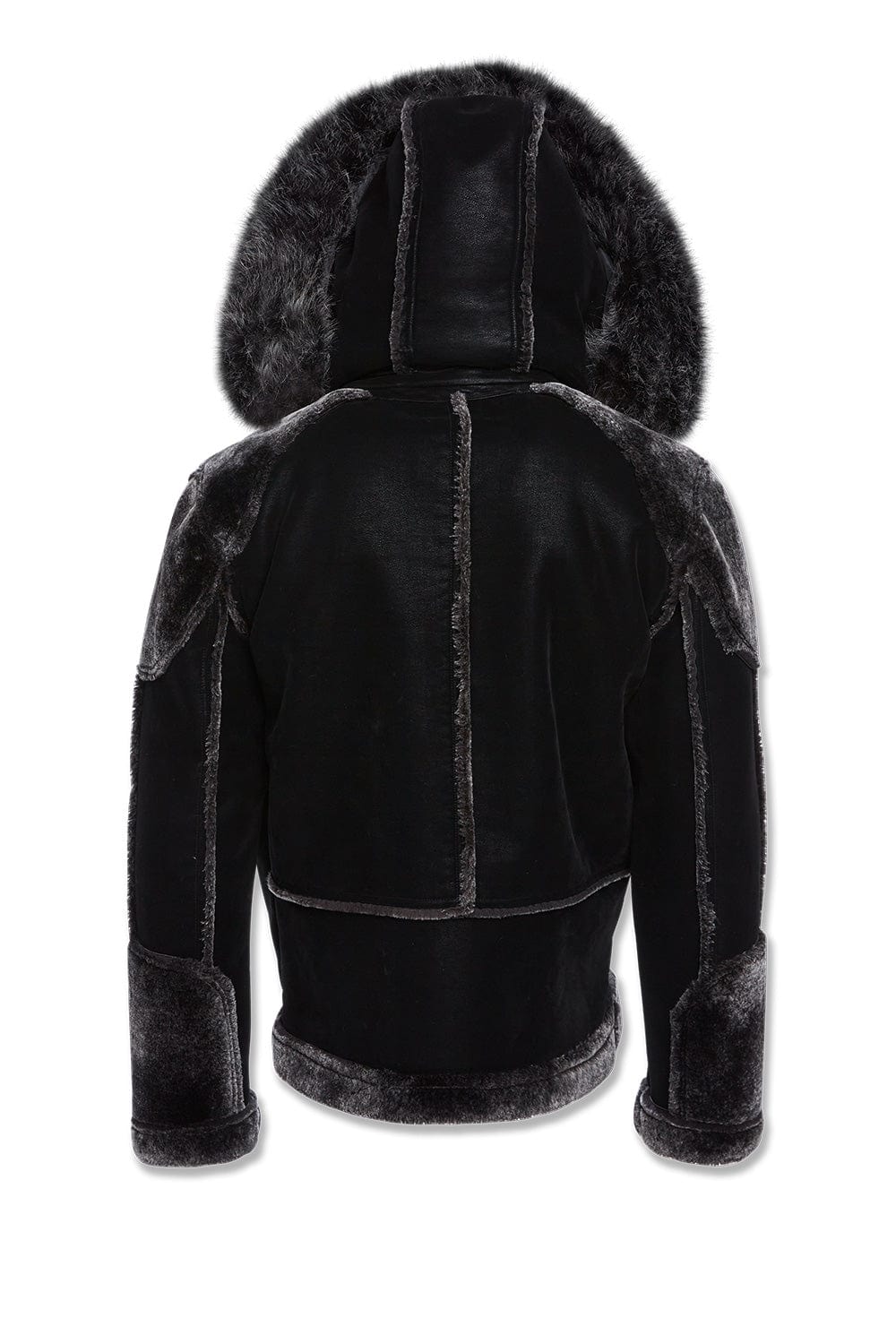 Jordan Craig El Jefe Shearling Moto Jacket (Black)