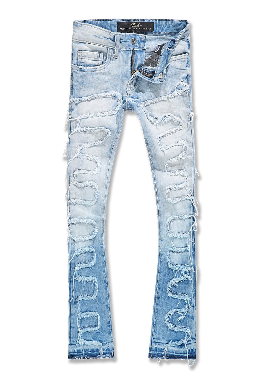 JC Kids Kids Stacked Python Denim (Sky Blue) 2 / Sky Blue