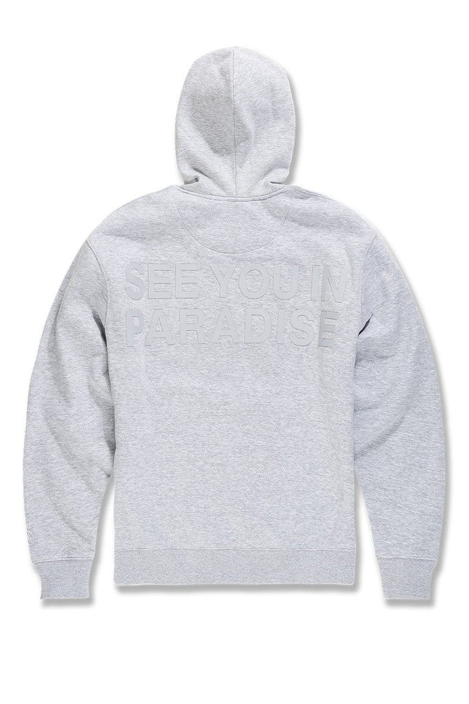 Jordan Craig Paradise Tonal Pullover Hoodie (Heather Grey)