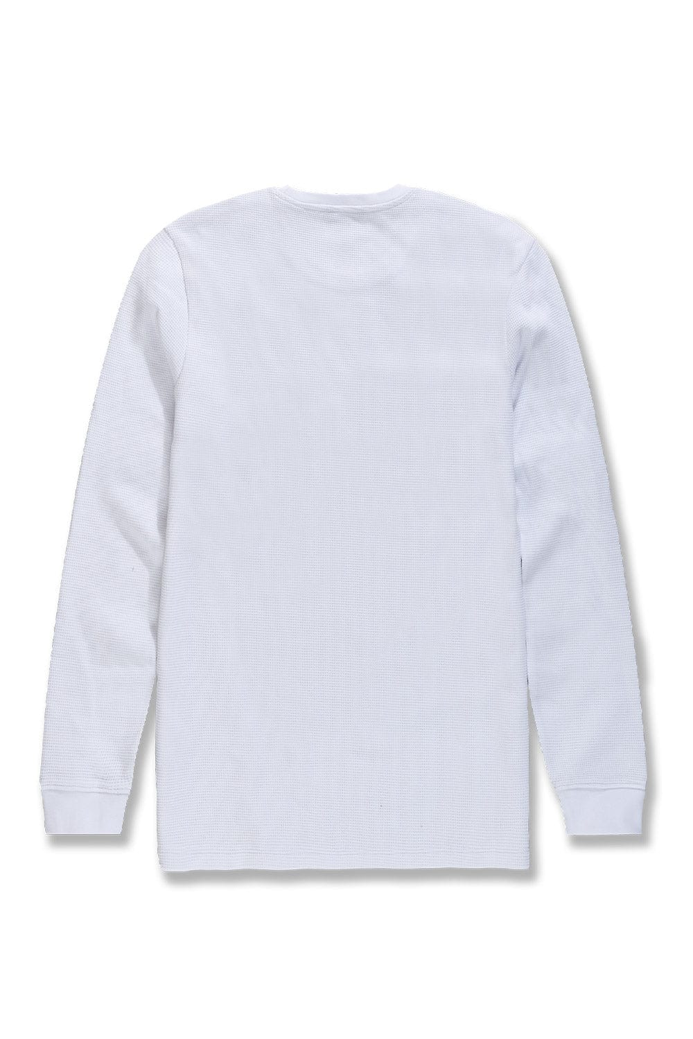 Men's Heavyweight Cotton Long Sleeve Thermal Top, White 3XL, 1 Count, 1 Pack