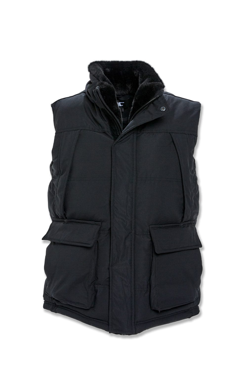 Jordan Craig Yukon Fur Lined Puffer Vest (Black)