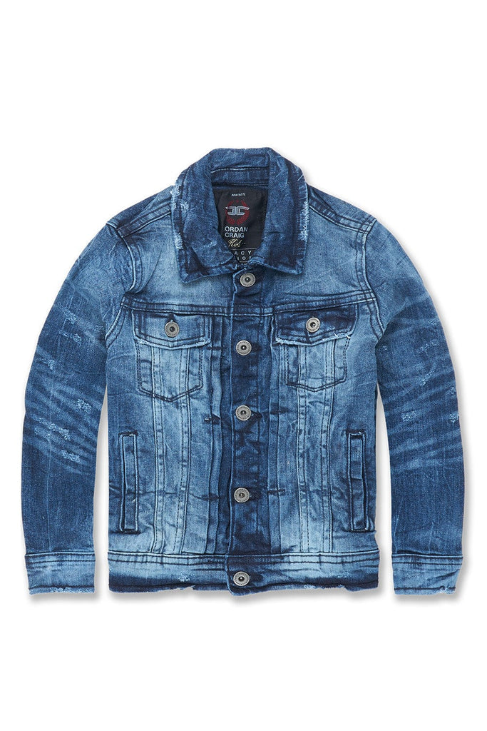 JC Kids Kids Bayside Denim Trucker Jacket Deep Blue / 2