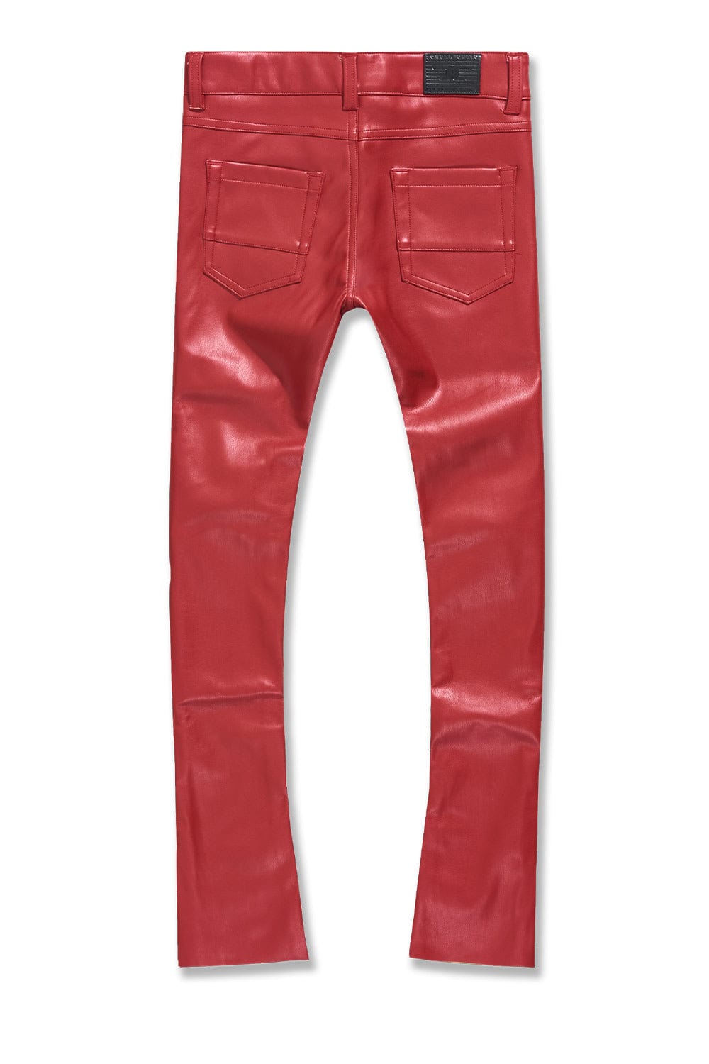 Kids Stacked Thriller Pants (Red)