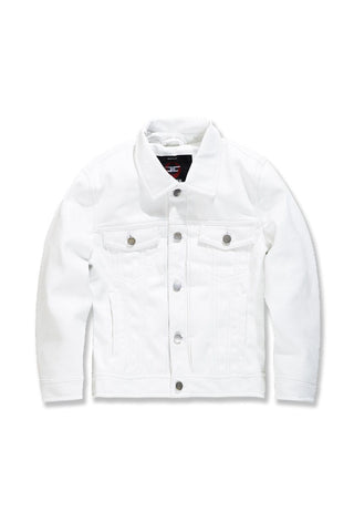 Kids Thriller Trucker Jacket (White)