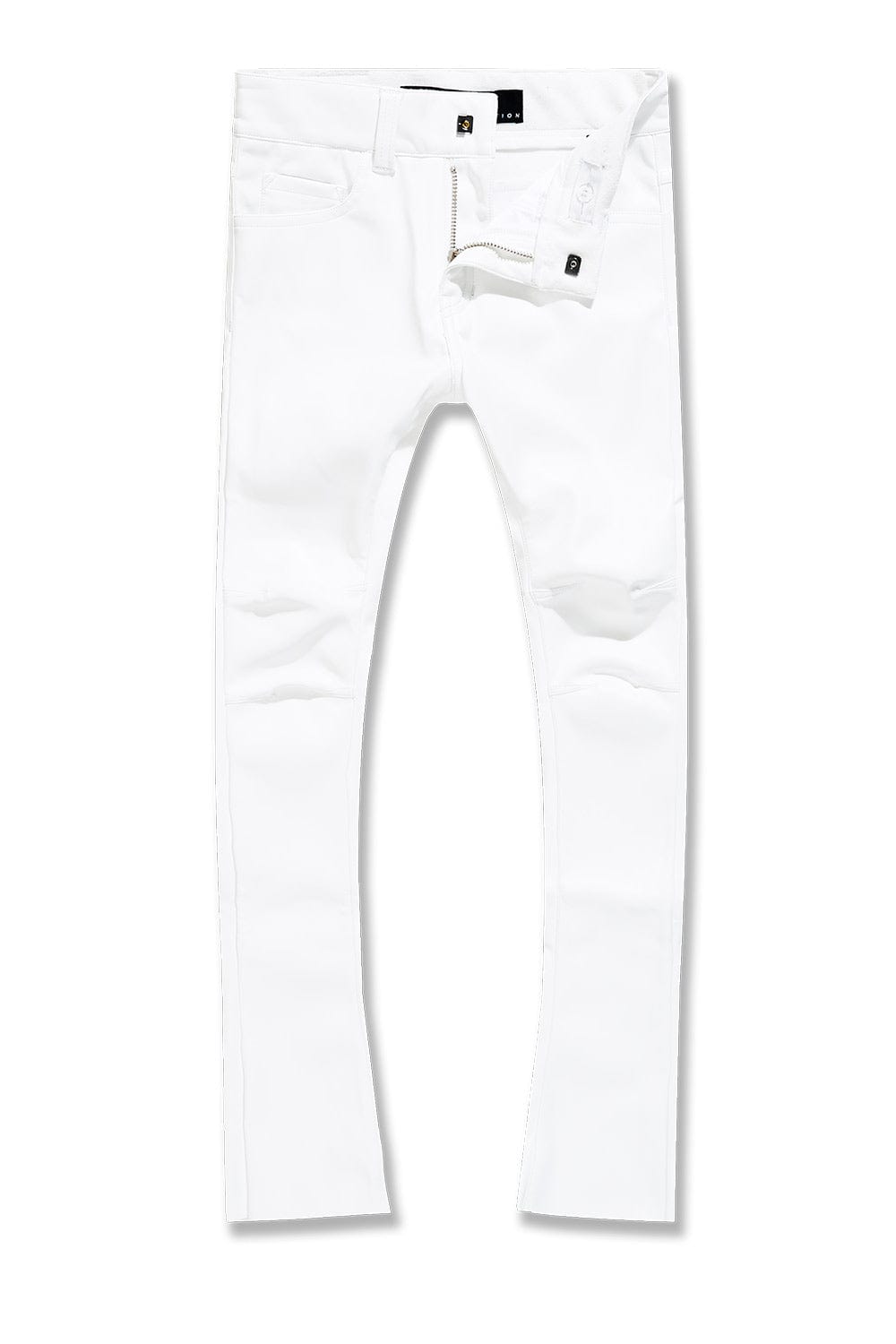 JC Kids Kids Stacked Thriller Pants (White) 2 / White