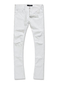 Ross Stacked - Thriller Pants (White)