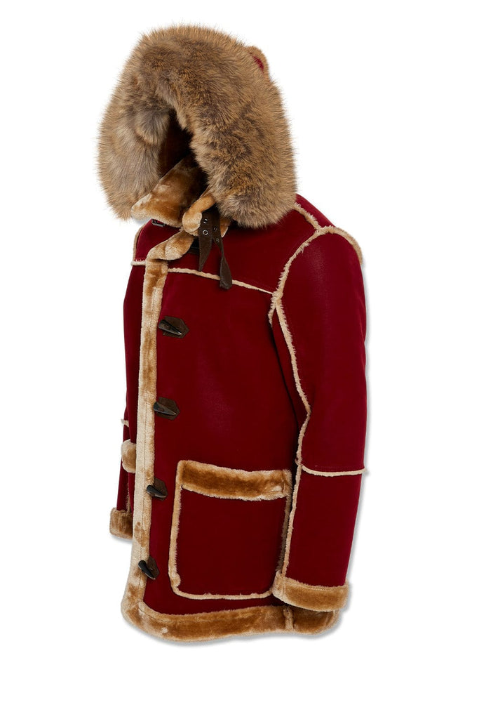 Jordan Craig Denali Shearling Jacket (Burgundy)