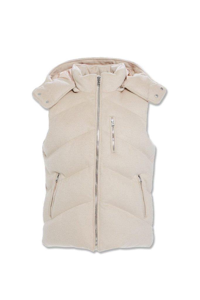 Jordan Craig Tahoe Wool Puffer Vest (Oatmeal)