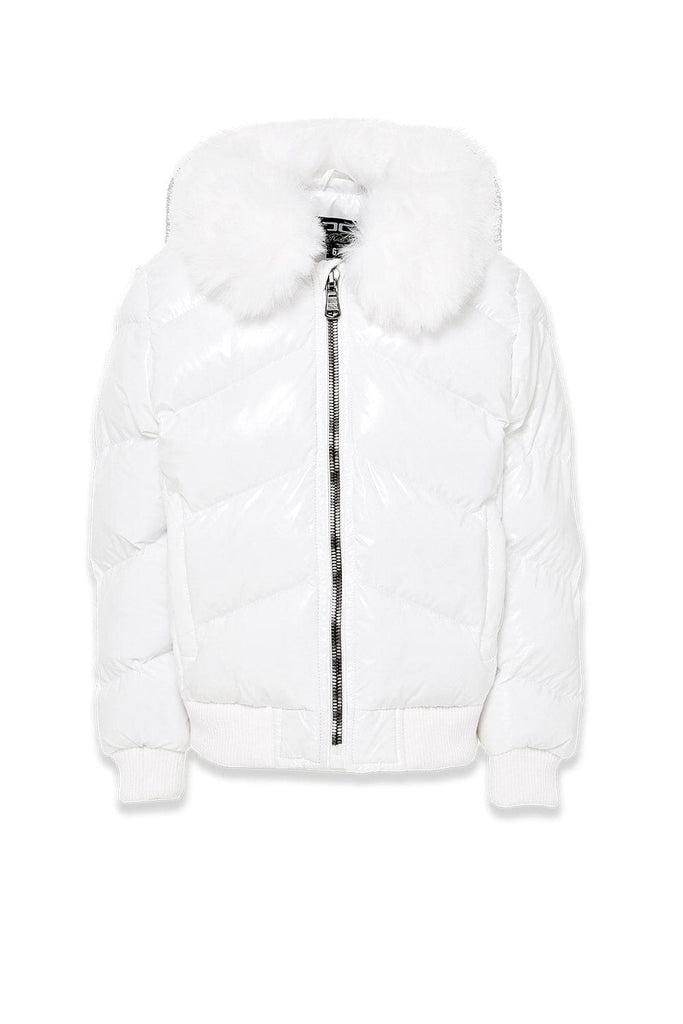 JC Kids Kids Lenox Puffer Jacket (Black) White / 2