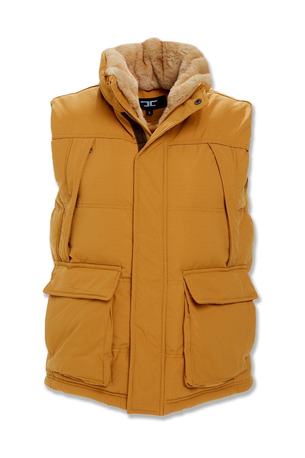 Jordan Craig Yukon Fur Lined Puffer Vest (Wheat)