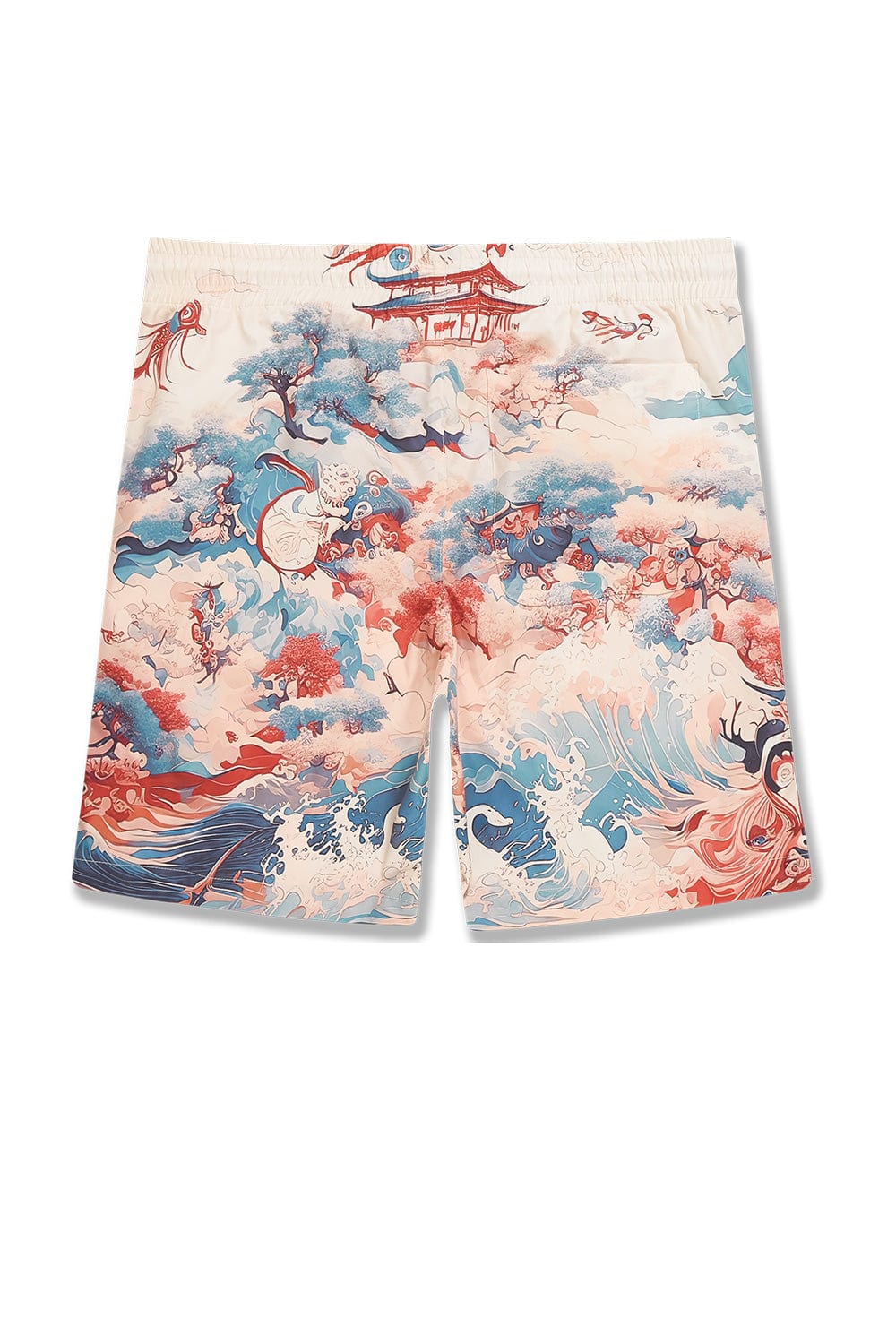 Kids Ibiza Lounge Shorts (Coral)