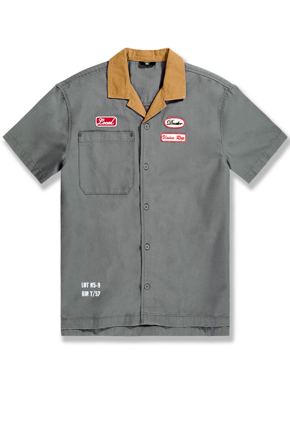 Jordan Craig The Re-Up Mechanic Shirt Charcoal / S