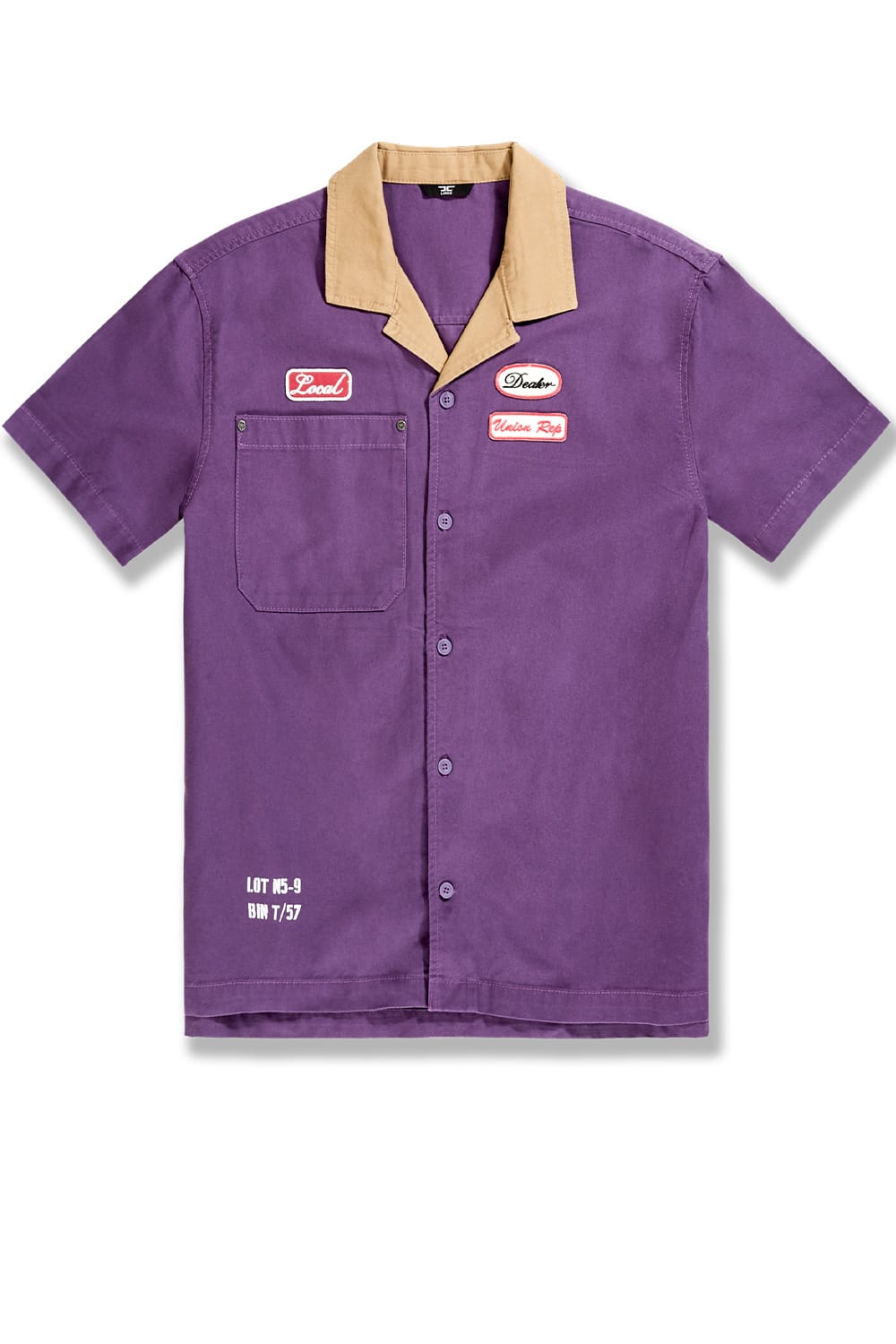 Jordan Craig The Re-Up Mechanic Shirt Purple / S