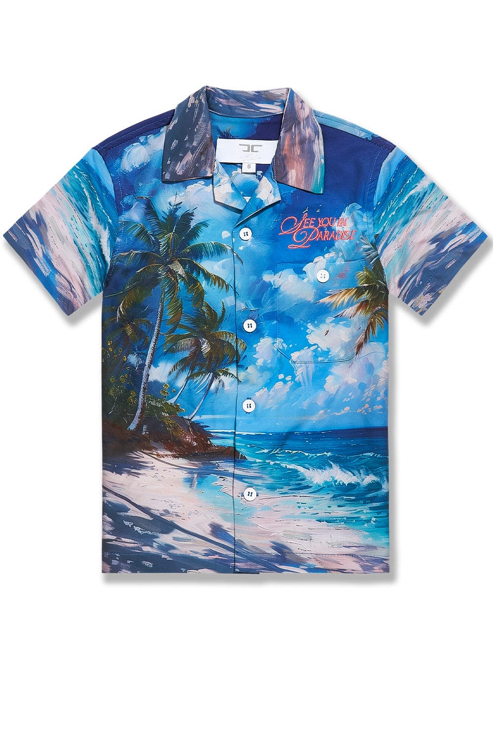 JC Kids 🎁 Kids Wanderlust Party Shirt (100% off) Clearwater / 8