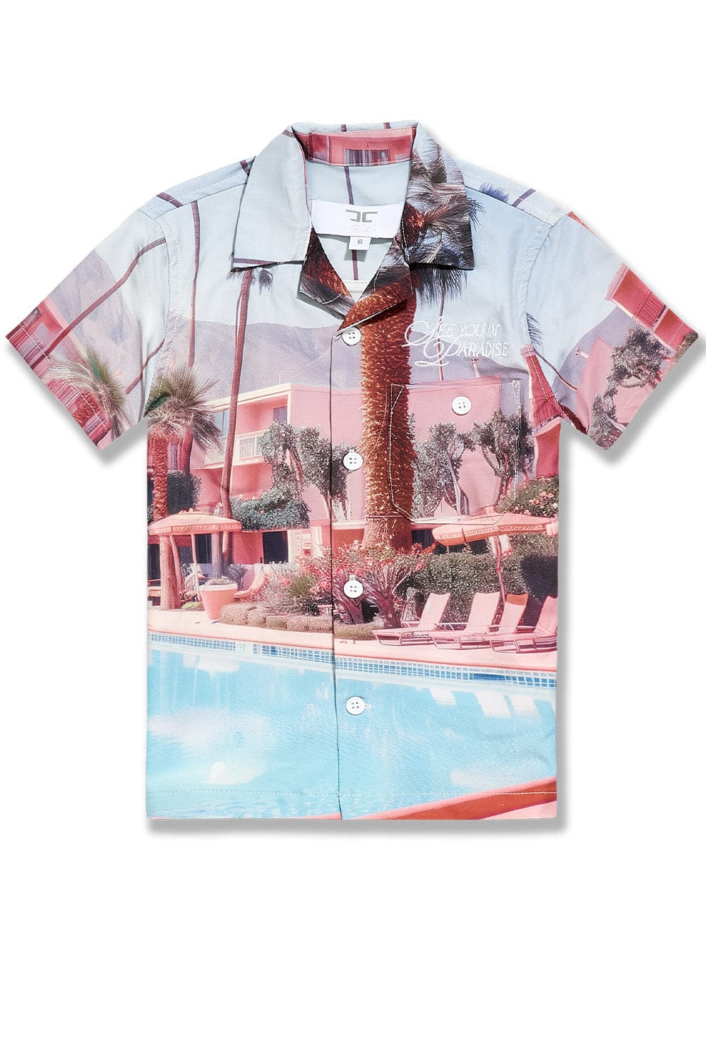 JC Kids 🎁 Kids Wanderlust Party Shirt (100% off) Flamingo / 2