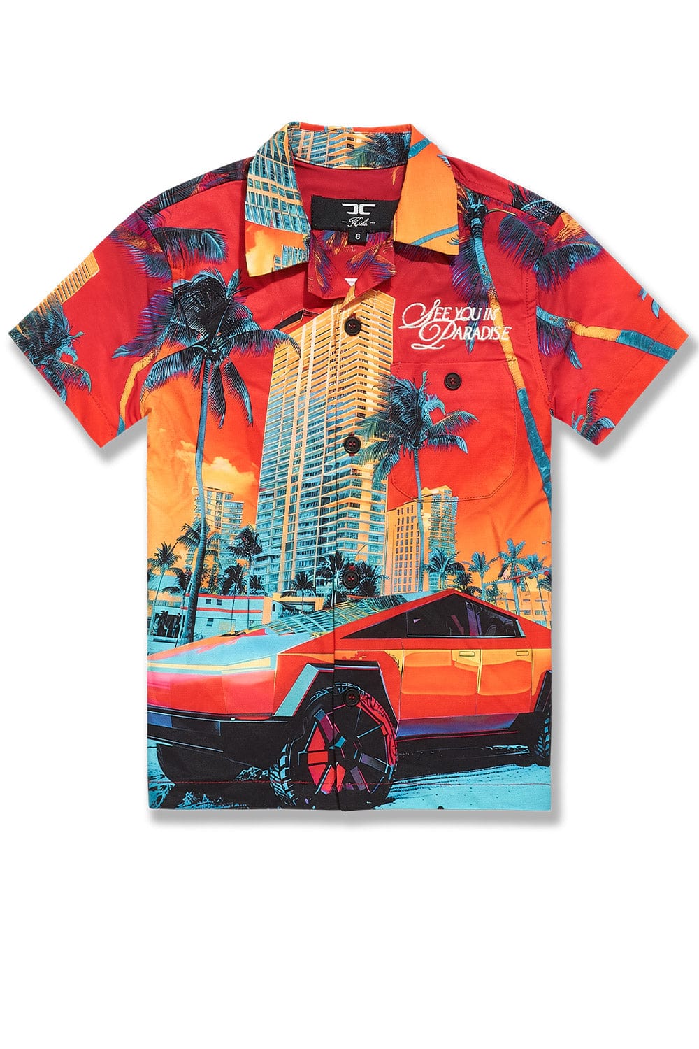 JC Kids 🎁 Kids Wanderlust Party Shirt (100% off) Miami / 2