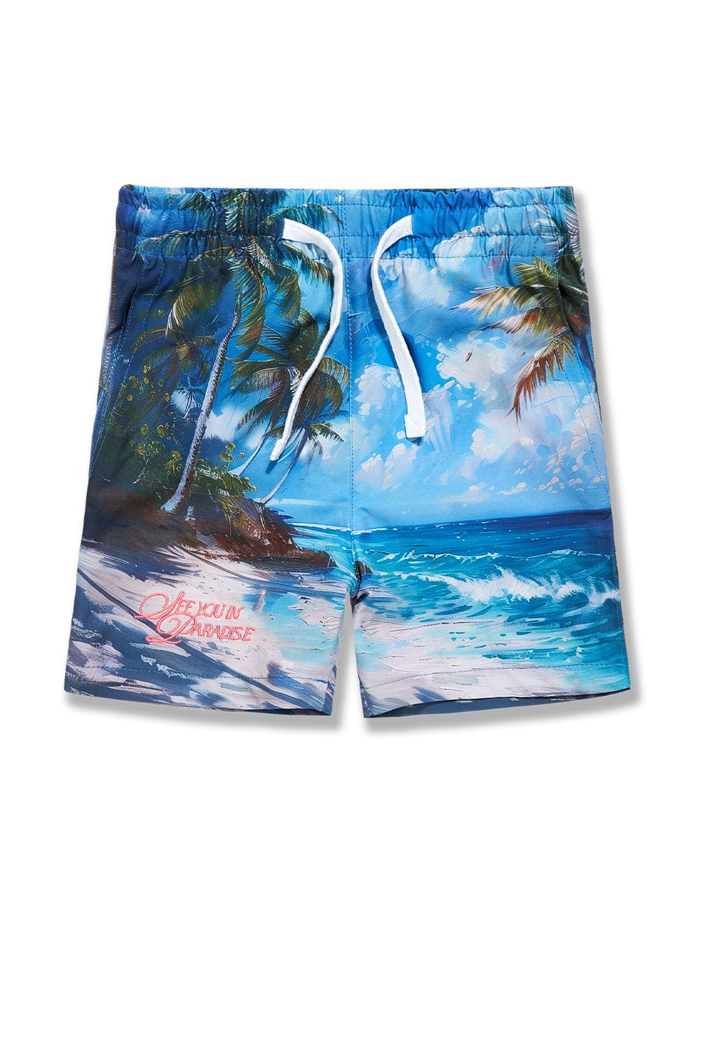 Kids Wanderlust Party Shorts