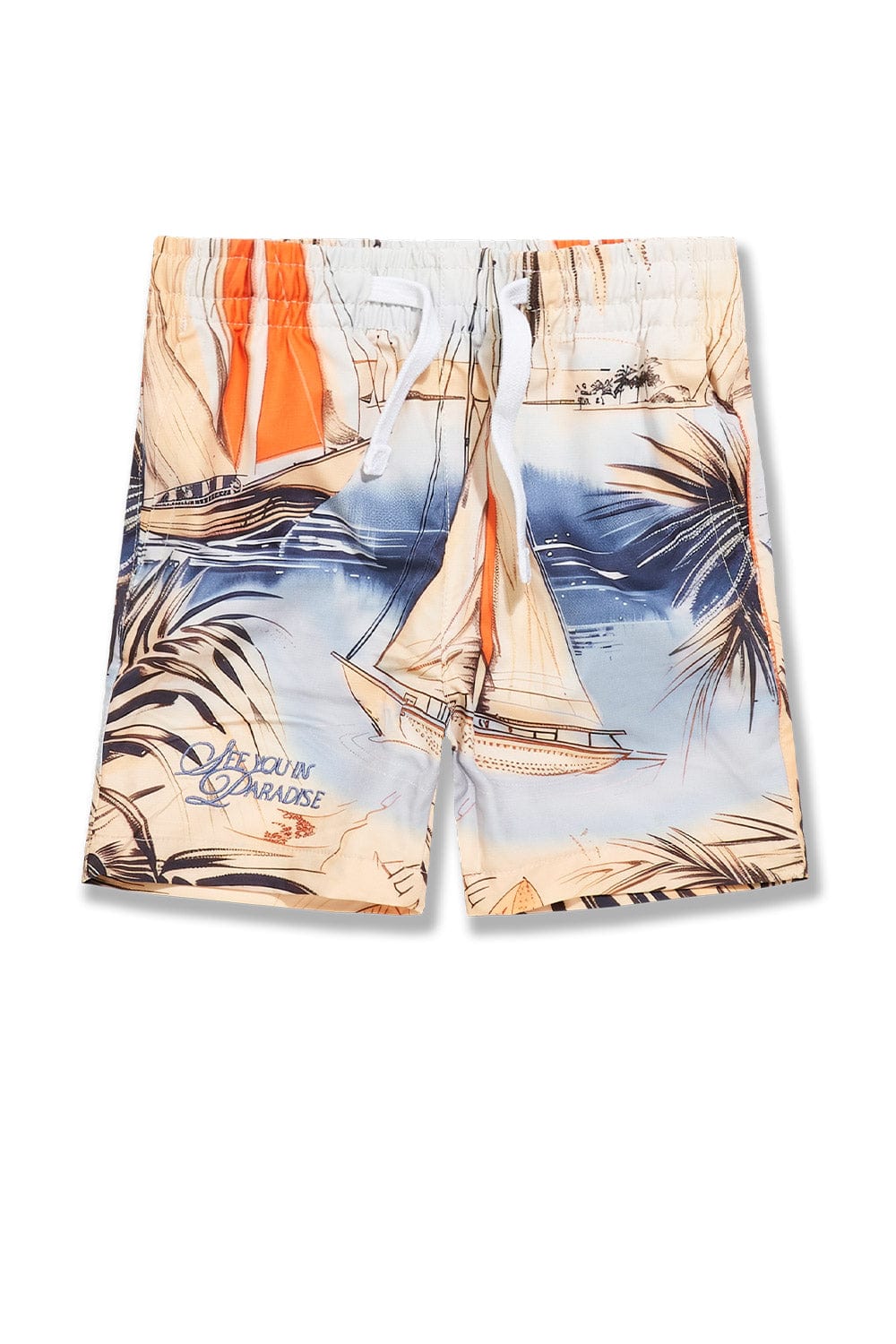 Kids Wanderlust Party Shorts