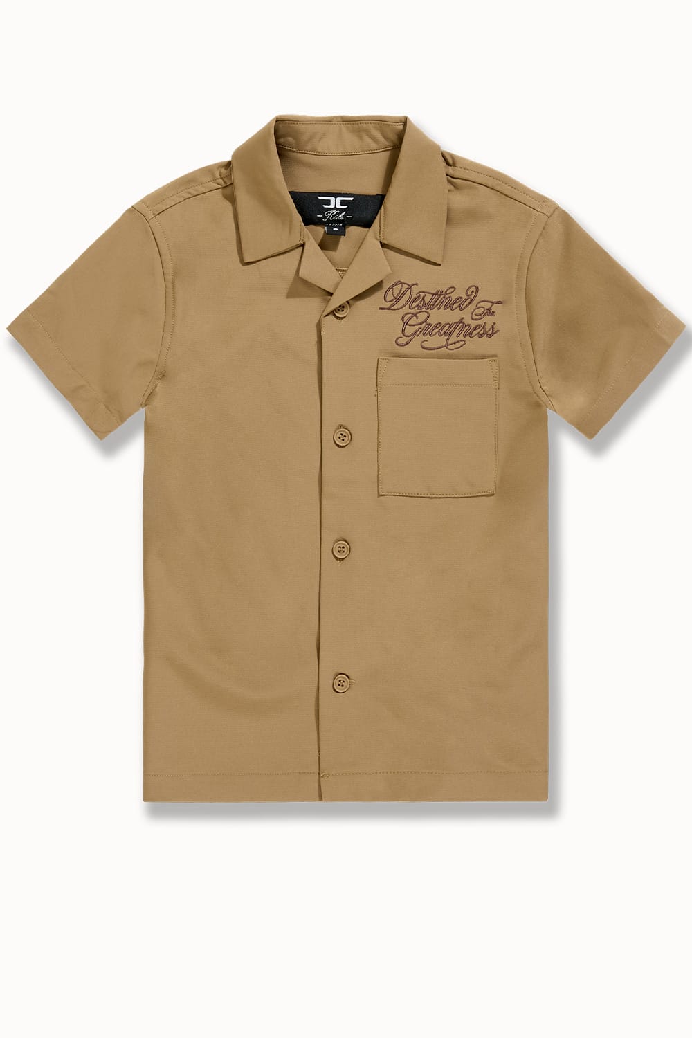 JC Kids Kids Heavenly S/S Shirt Mocha / 2