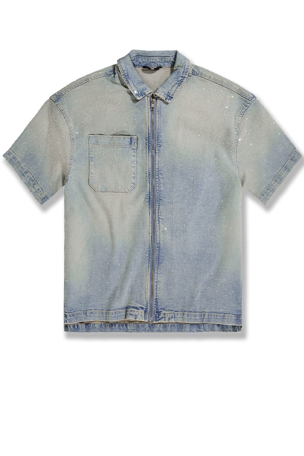 Jordan Craig Radiant Zip Up Shirt Cream Wash / S