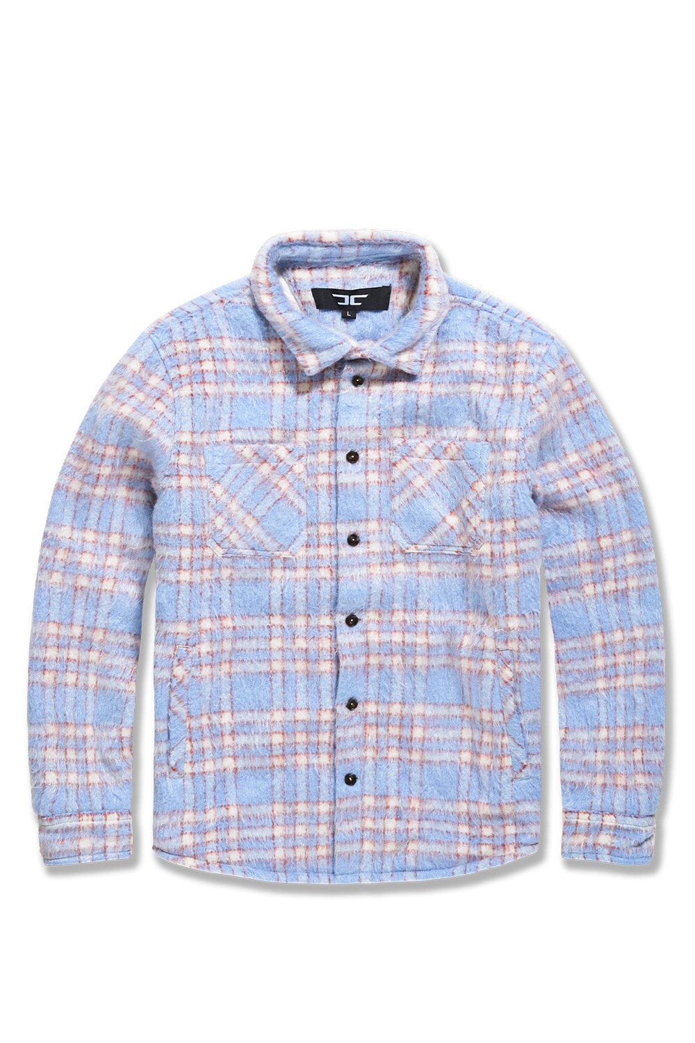 Jordan Craig See You In Paradise Flannel Shacket (Sky Blue) S / Sky Blue