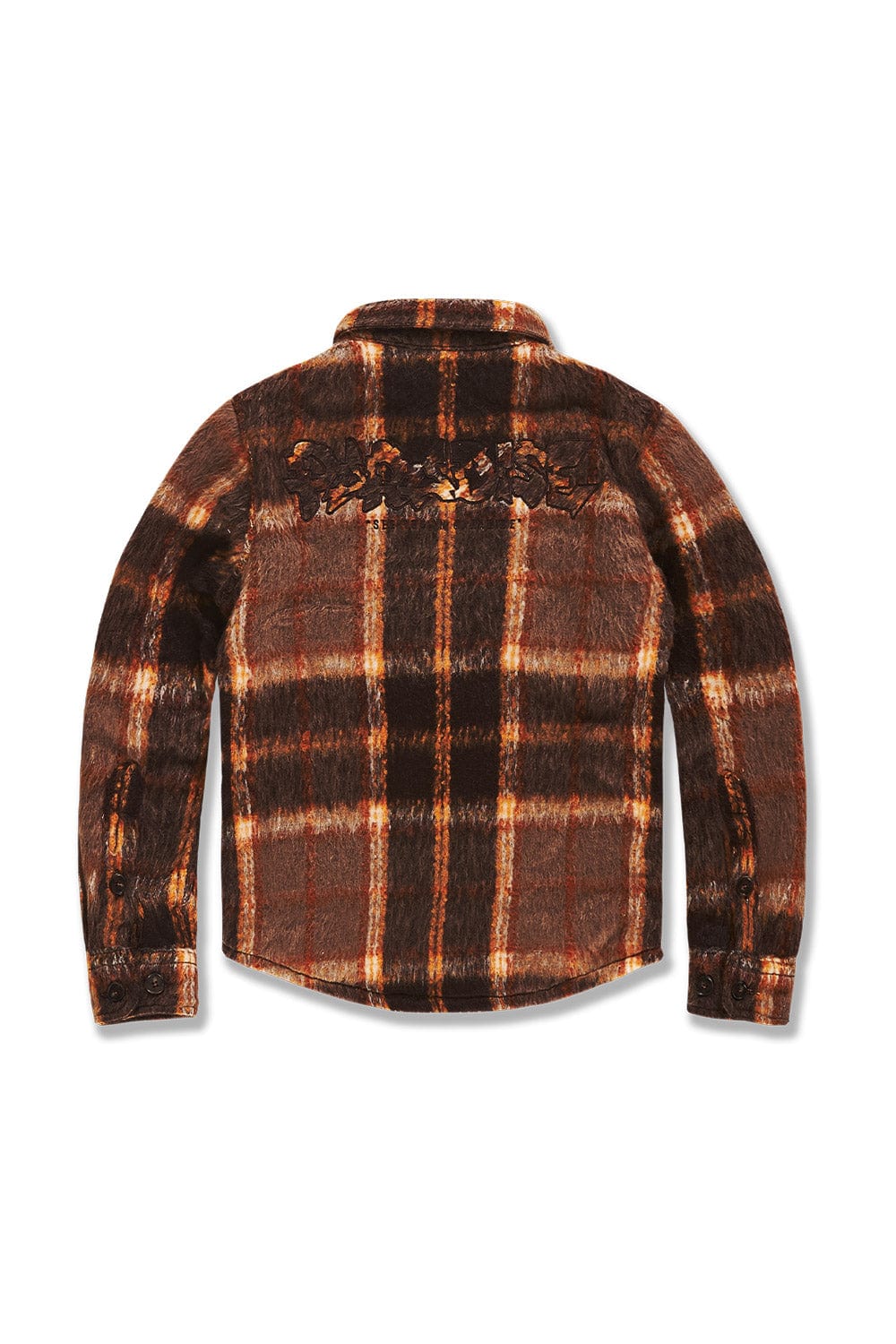 JC Kids Kids Vandal Flannel Shacket (Brown)