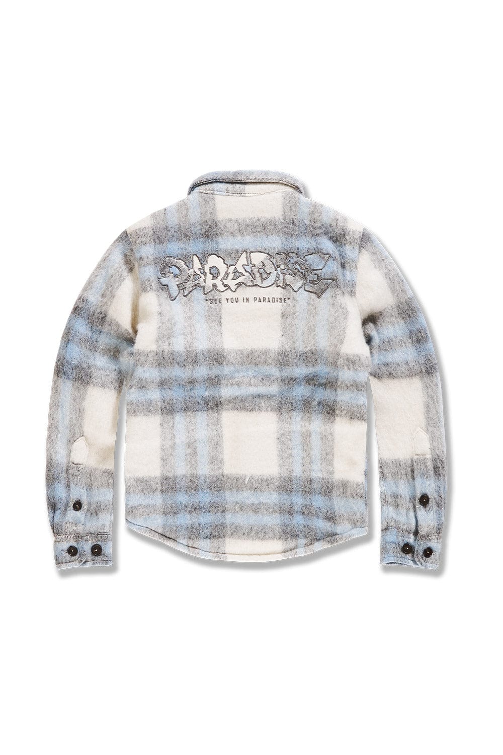 JC Kids Kids Vandal Flannel Shacket (Sky Blue)