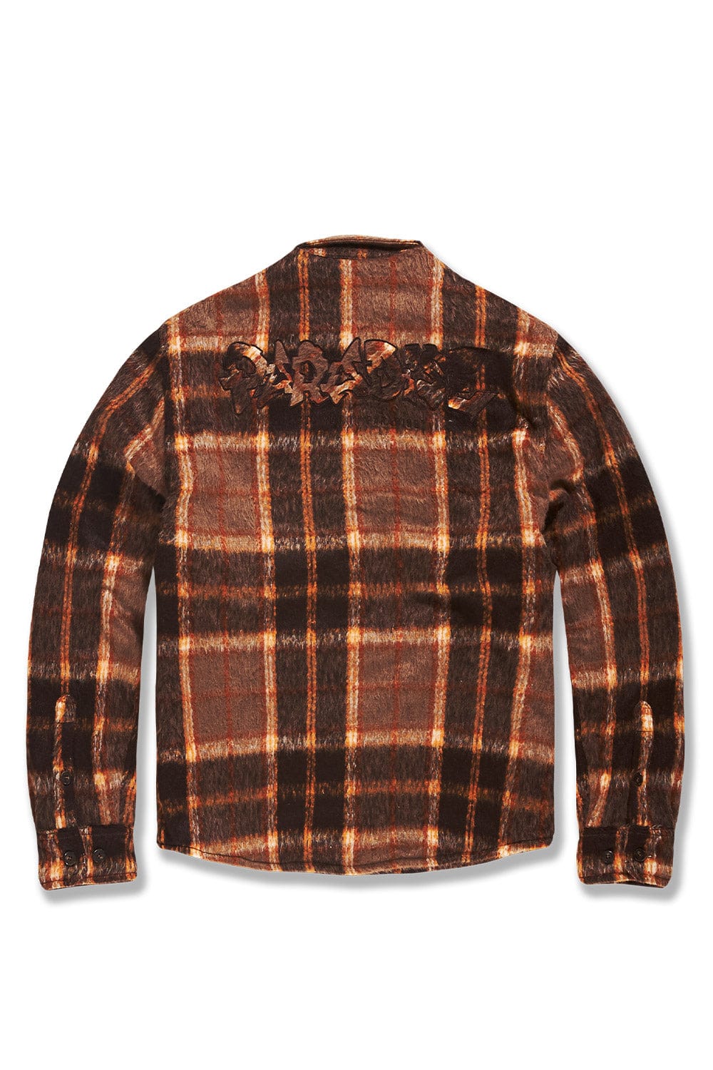 JC Big Men Big Men's Vandal Flannel Shacket (Brown)