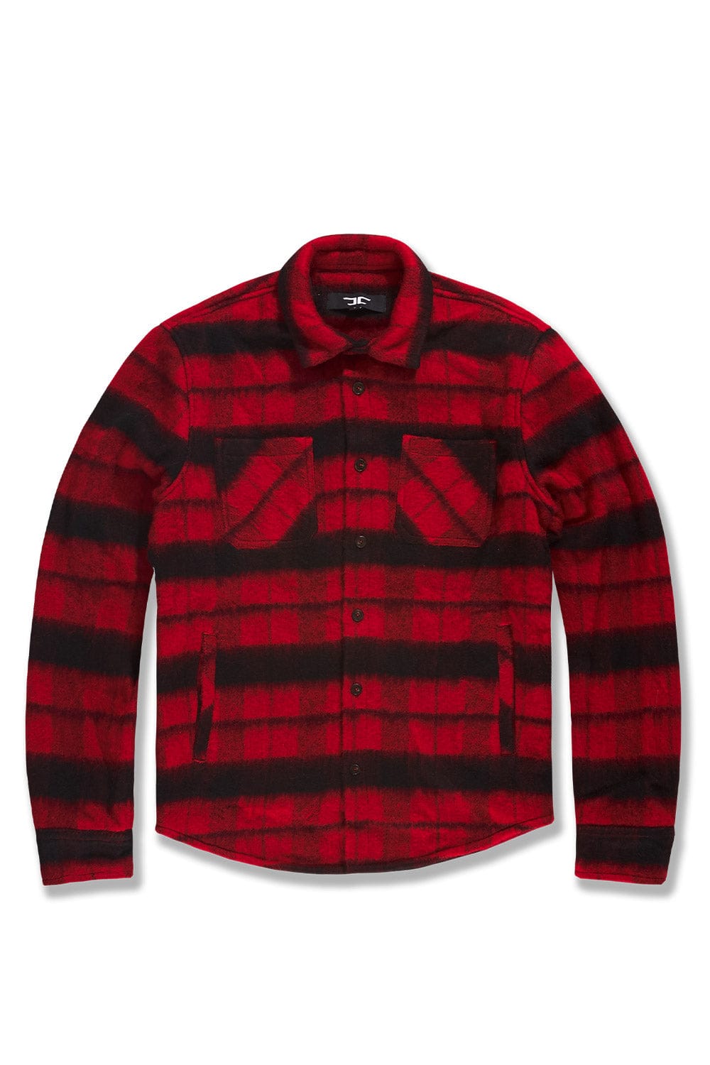 JC Big Men Big Men's Vandal Flannel Shacket (Buffalo Plaid) 4XL / Buffalo Plaid